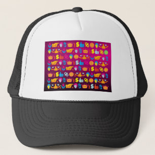 ombre donald trump trucker hat