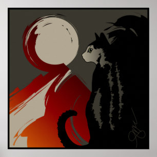 Ombre d'un Chat Poster