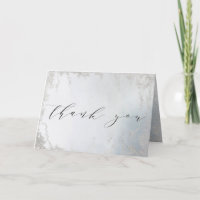 Ombre Dusty Blue Frosted Foil Custom Wedding Photo
