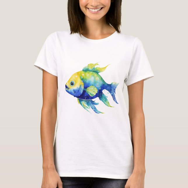 Ombre Fish T-Shirt (Front)