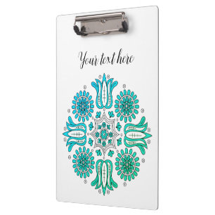 Ombre Flower Decoration  Clipboard