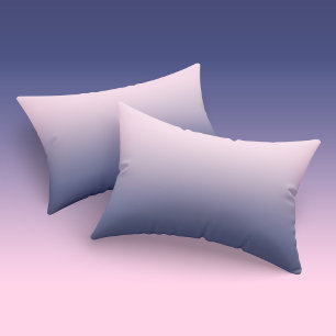 Ombre Girls Pastel Pink Dark Purple Gradient Pillowcase