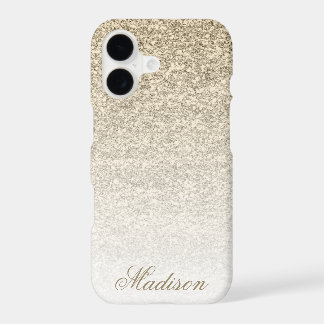 Ombre Gold Glitter iPhone 7+ Case