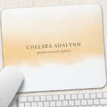 Ombre Gold Watercolor Minimalist Business Mouse Mat<br><div class="desc">Ombre Gold Watercolor Minimalist Business Mouse Pad. Perfect for a feminine business look for hair stylists,  makeup artist,  cosmetologist,  and more!</div>
