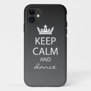 Ombre Keep Calm iPhone 5 Case-Mate Case (black)