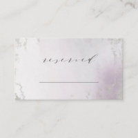 Ombre Lavender Purple Reserved Seating Wedding