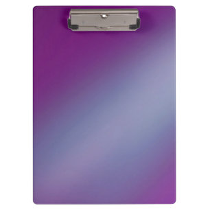 Ombre Moonlight Double Stripe blue purple Clipboard