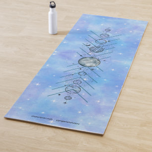 Ombre moons star Yoga instructor studio teacher Yoga Mat