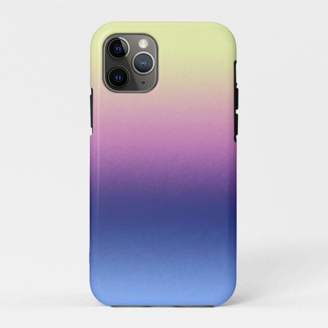 Ombre Multi-Color Case-Mate iPhone Case (Back)