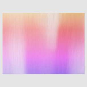 Ombre Peach Rose Gold Pink Candy Glam Metallic Tissue Paper