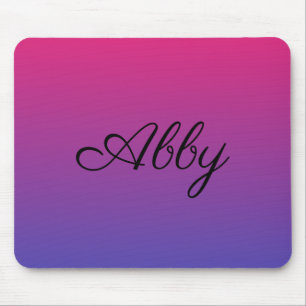 Ombre Pink and Purple Mouse Mat