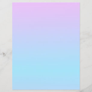Ombré Pink and Turquoise Gradient Scrapbook Paper