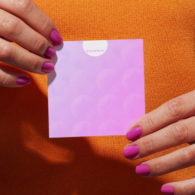 Ombre Pink & Purple Ambient Design Post-it Notes (Creator Uploaded)