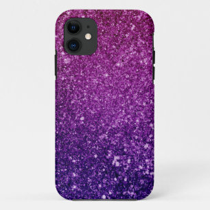 Ombre Pink & Purple Glitter Case