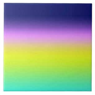 Ombre purple yellow green spring summer colors rig tile