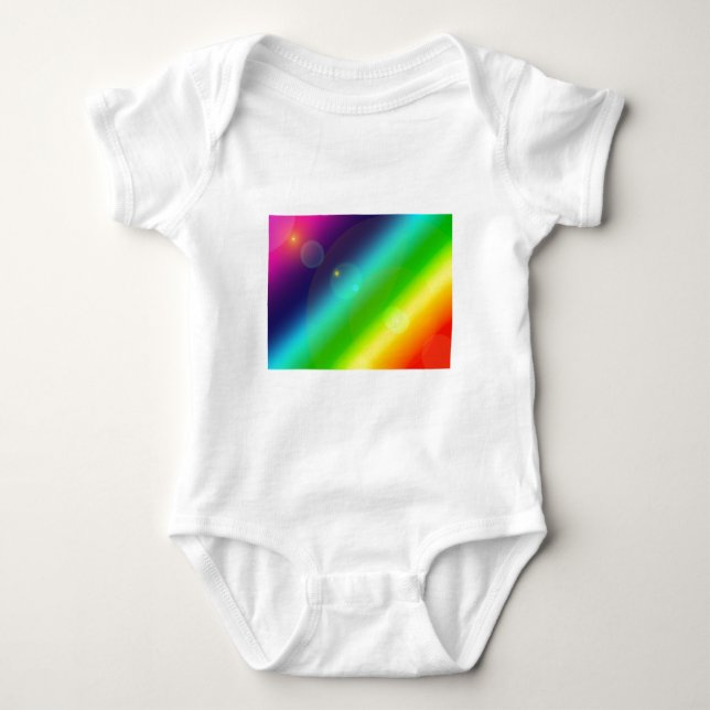 ombre rainbow baby bodysuit (Front)