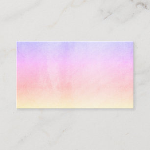 Ombré Rainbow Colours Business Card