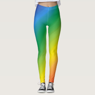 Ombre Rainbow LGBTQ Pride Colourful Leggings