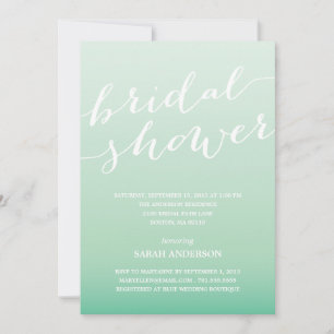 OMBRE SHOWER   BRIDAL SHOWER INVITATION