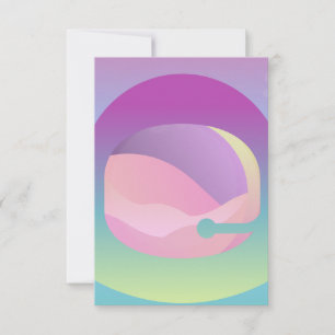 Ombre Space Art Card