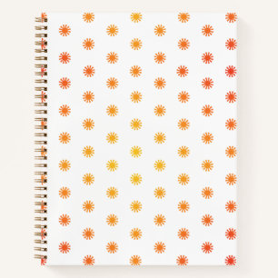 Ombre Sunburst Dot Notebook - M