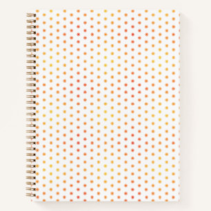 Ombre Sunburst Dot Notebook - XS