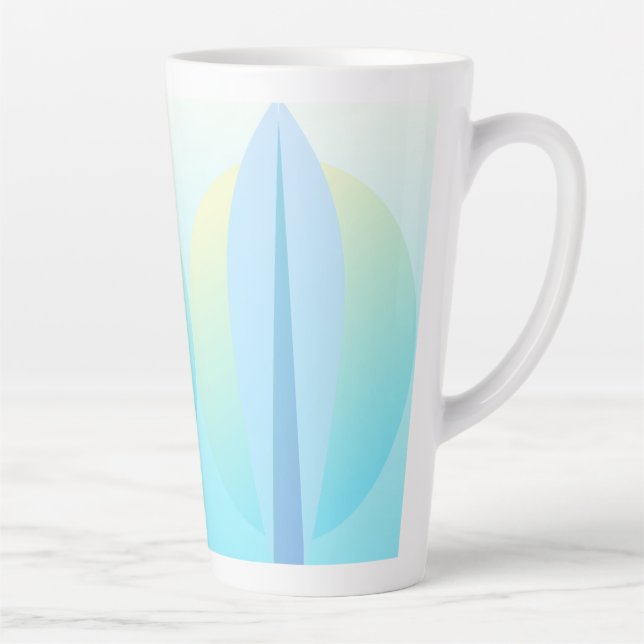 Ombre Surf Summer Latte Mug (Right)