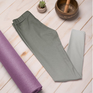 Ombre Trend Color Moss Green - Pastel Leggings