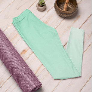 Ombre Trend Colour Minty Green - Pastel Leggings
