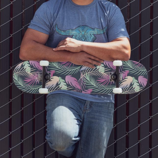 Ombré Tropical Multi-Coloured Skate Board Deck (Outdoor 3)