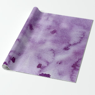 Ombre Ultra Violet Watercolor Pattern Wrapping Paper