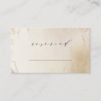 Ombre Yellow Gold Frosted Reserved Seating Wedding