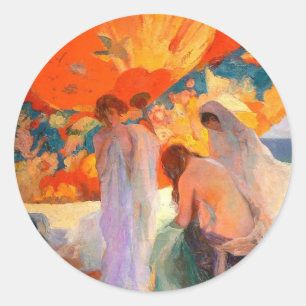 Ombres reflectides by LLUÍS MASRIERA Classic Round Sticker