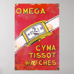 Omeg* Watches. Poster