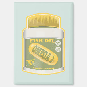 Omega 3 fish oil magnet