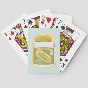 Omega 3 fish oil playing cards