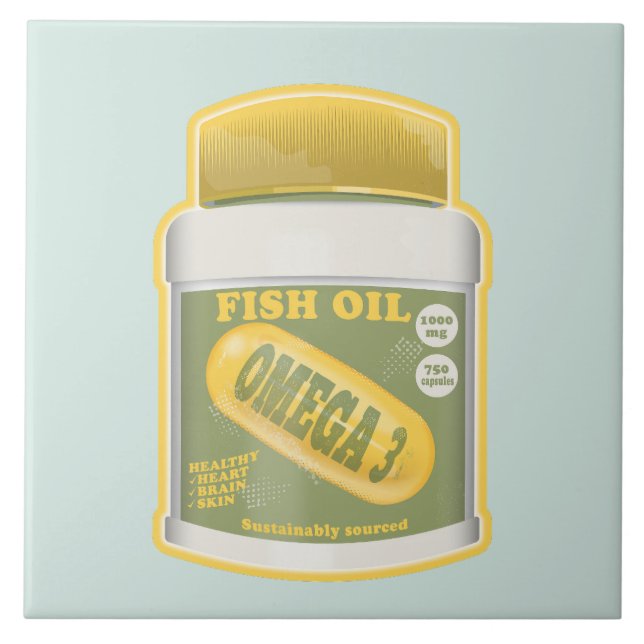 Omega 3 fish oil tile (Front)