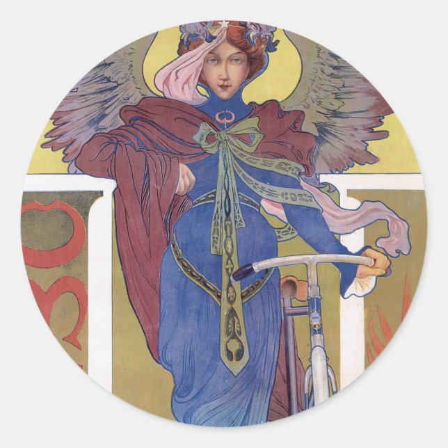 Omega Bicycles Classic Round Sticker (Front)