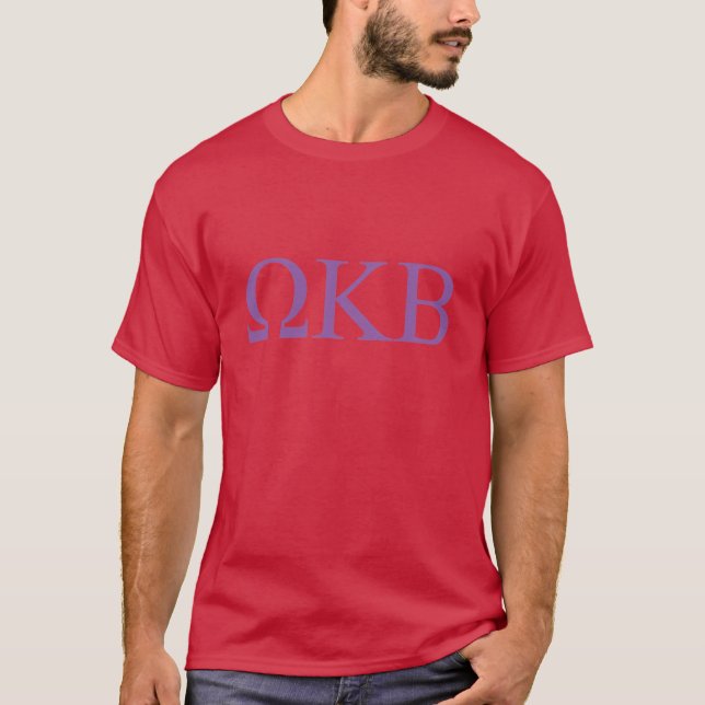 Omega Kappa Beta Fraternity Scream T-Shirt (Front)
