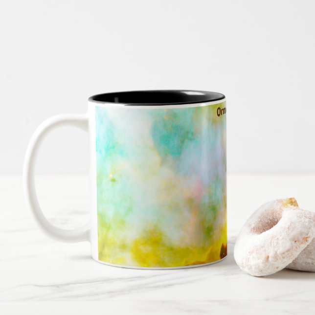 Omega Nebula Two-Tone Coffee Mug (With Donut)