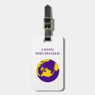 Omega Psi Phi Luggage Tag