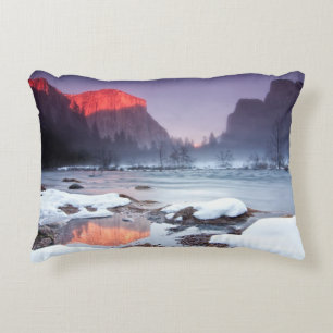 Omega Red Decorative Cushion