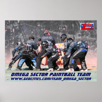OMEGA SECTOR PAINTBALL TEAM 2006 POSTER