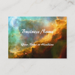 Omega / Swan Nebula (Hubble Telescope) Business Card