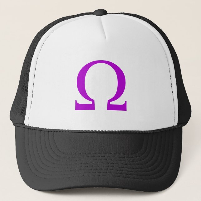 Omega Symbol Trucker Hat (Front)