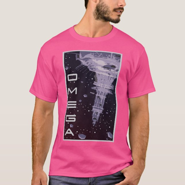 Omega Travel Poster T-Shirt (Front)