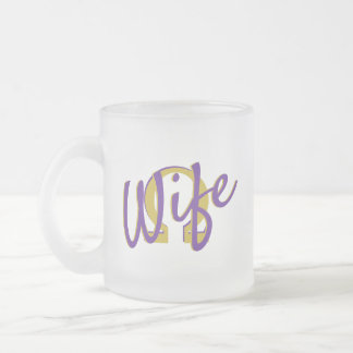 Omega Wife Frosted Glass Mug