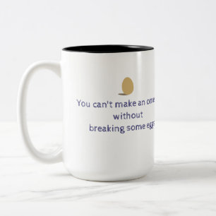 Omelette Name Personalised Two-Tone Coffee Mug