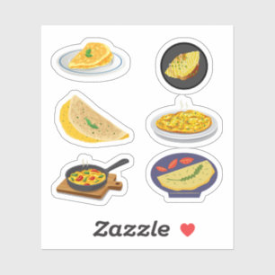 Omelette Stickers