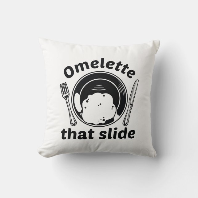 Omelette That Slide Cushion (Front)